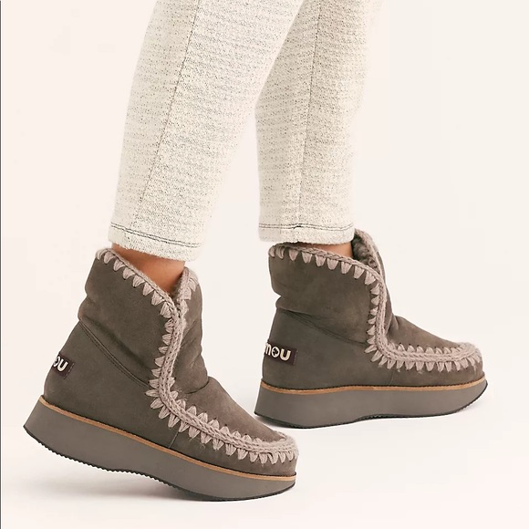 mou Shoes - NEW Free People MOU Running Sneaker Boots 38 / 7